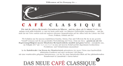 Desktop Screenshot of cafe-classique.de