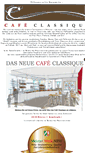 Mobile Screenshot of cafe-classique.de